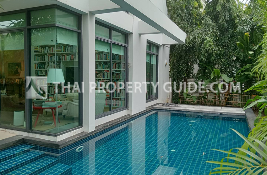 House with Private Pool for rent in Chaengwattana (near Nichada Thani)